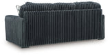Midnight-Madness Gunmetal Velvet Sofa