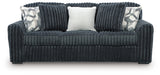 Midnight-Madness Gunmetal Sofa and Loveseat