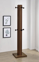 Rikkie Walnut Coat Rack Walnut Mirror 983281