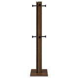 Rikkie Walnut Coat Rack Walnut Mirror 983281