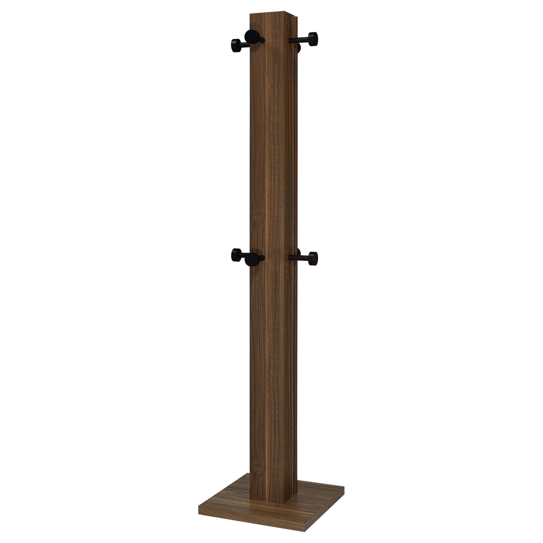 Rikkie Walnut Coat Rack Walnut Mirror 983281