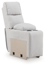Social Pointe Pearl/Ash Chenille 5-Piece Reclining Sectional with Storage Consoles