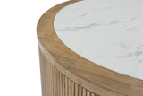 Light Brown and White 42-Inch Coffee Table — product image 5