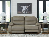 Narwhal Place Pebble Faux Leather 2-Piece Reclining Loveseat