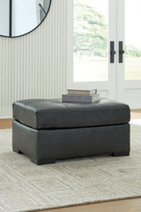 Brindley Fog Pier 3-Piece Sectional with Ottoman