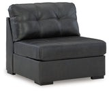 Brindley Fog Pier 4-Piece Sectional with Ottoman