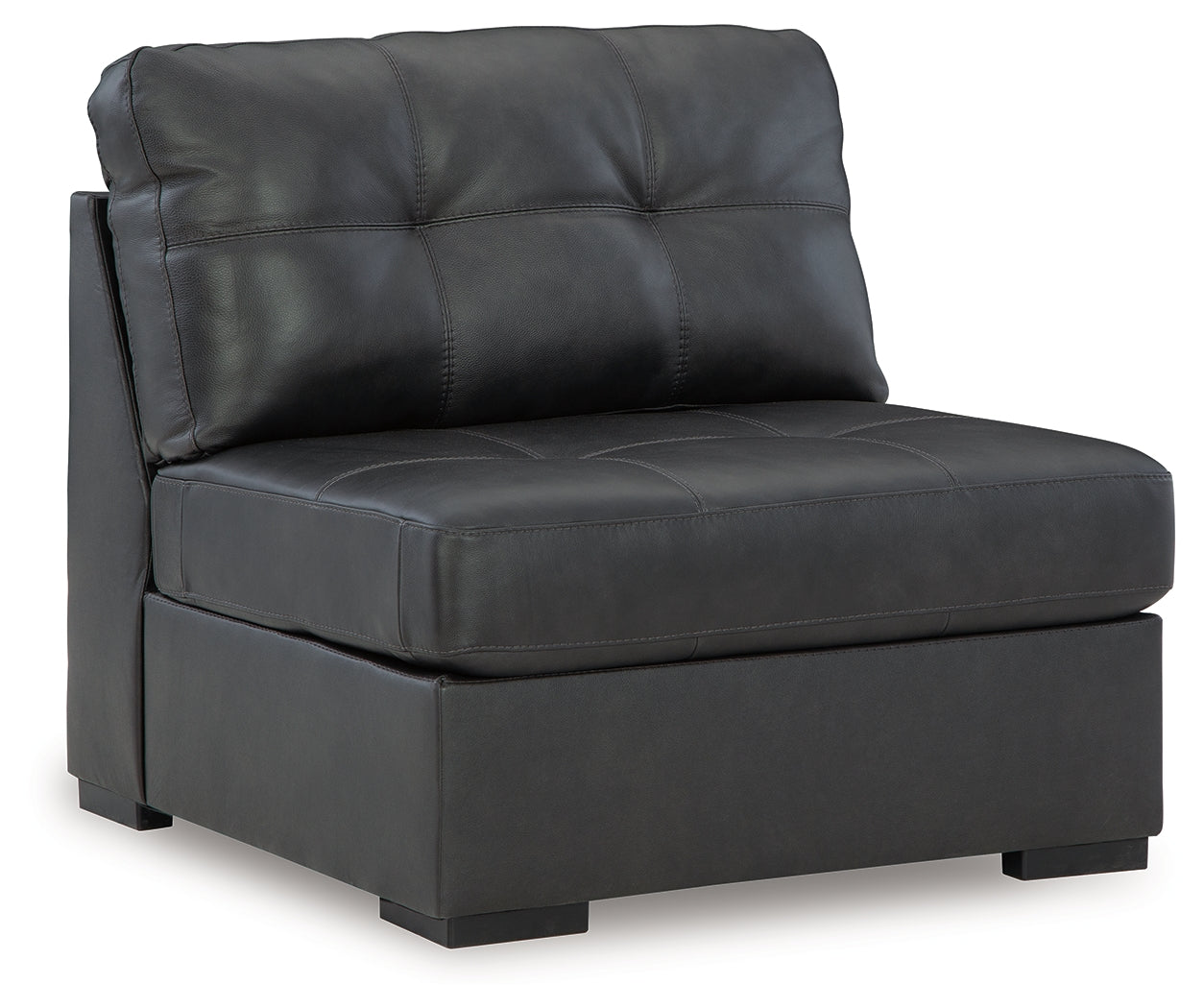 Brindley Fog Pier 3-Piece Sectional with Ottoman