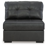 Brindley Fog Pier 4-Piece Sectional with Ottoman