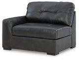 Brindley Fog Pier 4-Piece Sectional with Ottoman