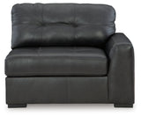 Brindley Fog Pier 3-Piece Sectional with Ottoman