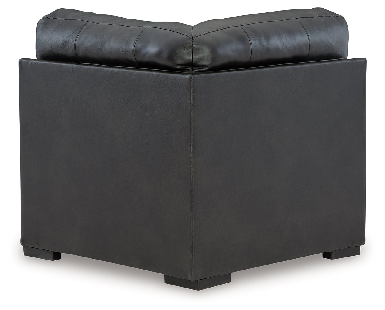 Brindley Pier Fog Leather 4-Piece Sectional
