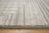Dorwick Gray/Ivory Washable Medium Rug — detail view