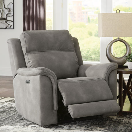 Next-Gen Durapella Slate Microfiber Power Recliner — product image 7