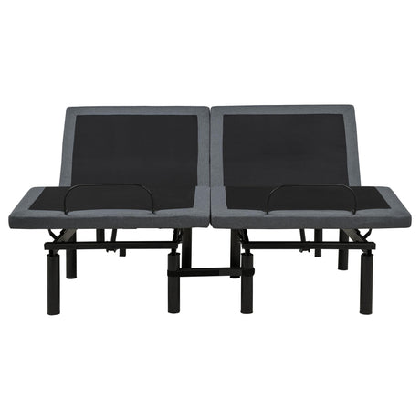 Weston Split Eastern King Massage Adjustable Bed Base in Black and Grey — product image 7