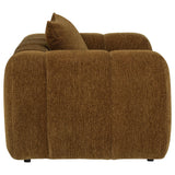 Lazaro 3-piece Fabric Upholstered Wide Channel Sofa Set Bronze — product image 14