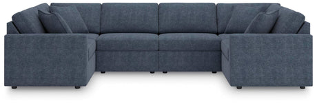 Modmax Ink 6-Piece Sectional with Ottoman — front view