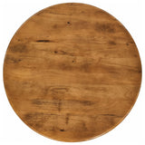 Dale 3-Piece Round Mango Wood Coffee and End Table Set Honey Mango — product image 7