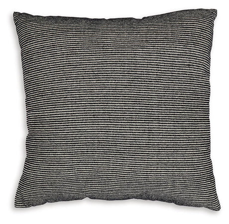 Edelmont Black/linen Pillow - Ella Furniture