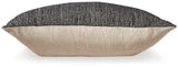 Edelmont Black/linen Pillow - Ella Furniture