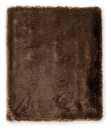 Bellethrone Brown Faux Fur Throw Blanket Set of 3
