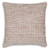Nashlin White/rust Pillow (Set Of 4) - Ella Furniture