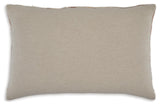 Aprover Rust Gray White Ikat Pillow Set of 4