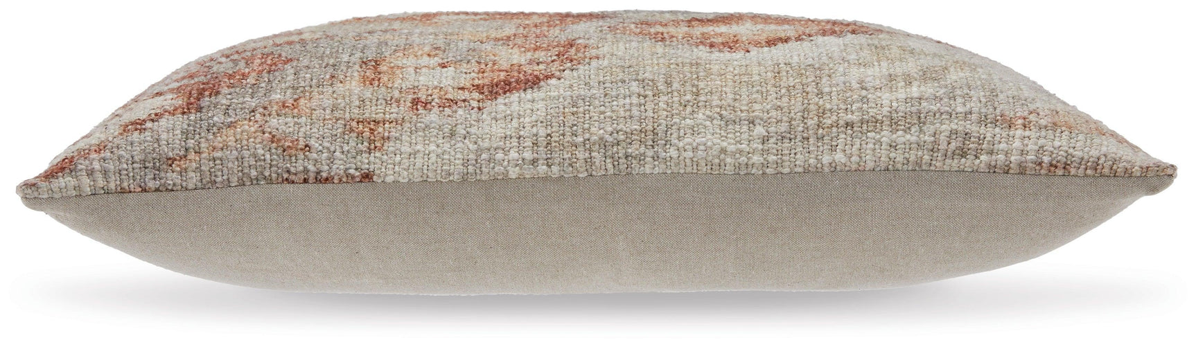 Aprover Rust Gray White Ikat Pillow Set of 4