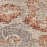 Aprover Rust Gray White Ikat Pillow Set of 4