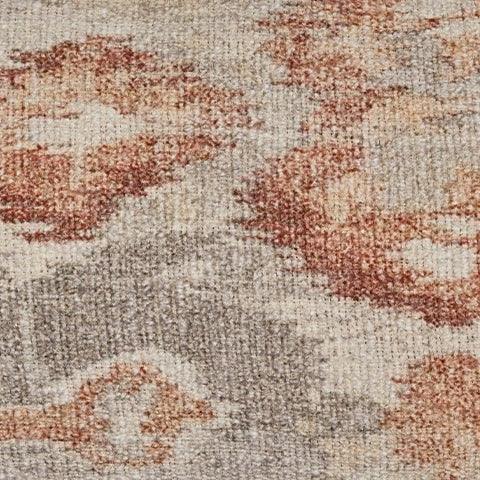 Aprover Rust Gray White Ikat Pillow Set of 4