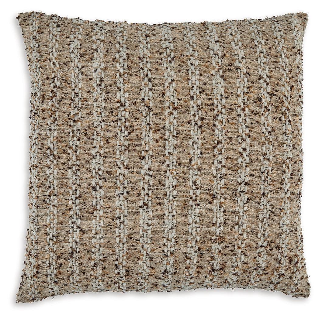 Vorlane Set of 4 Tan, Brown, and White Decorative Pillows