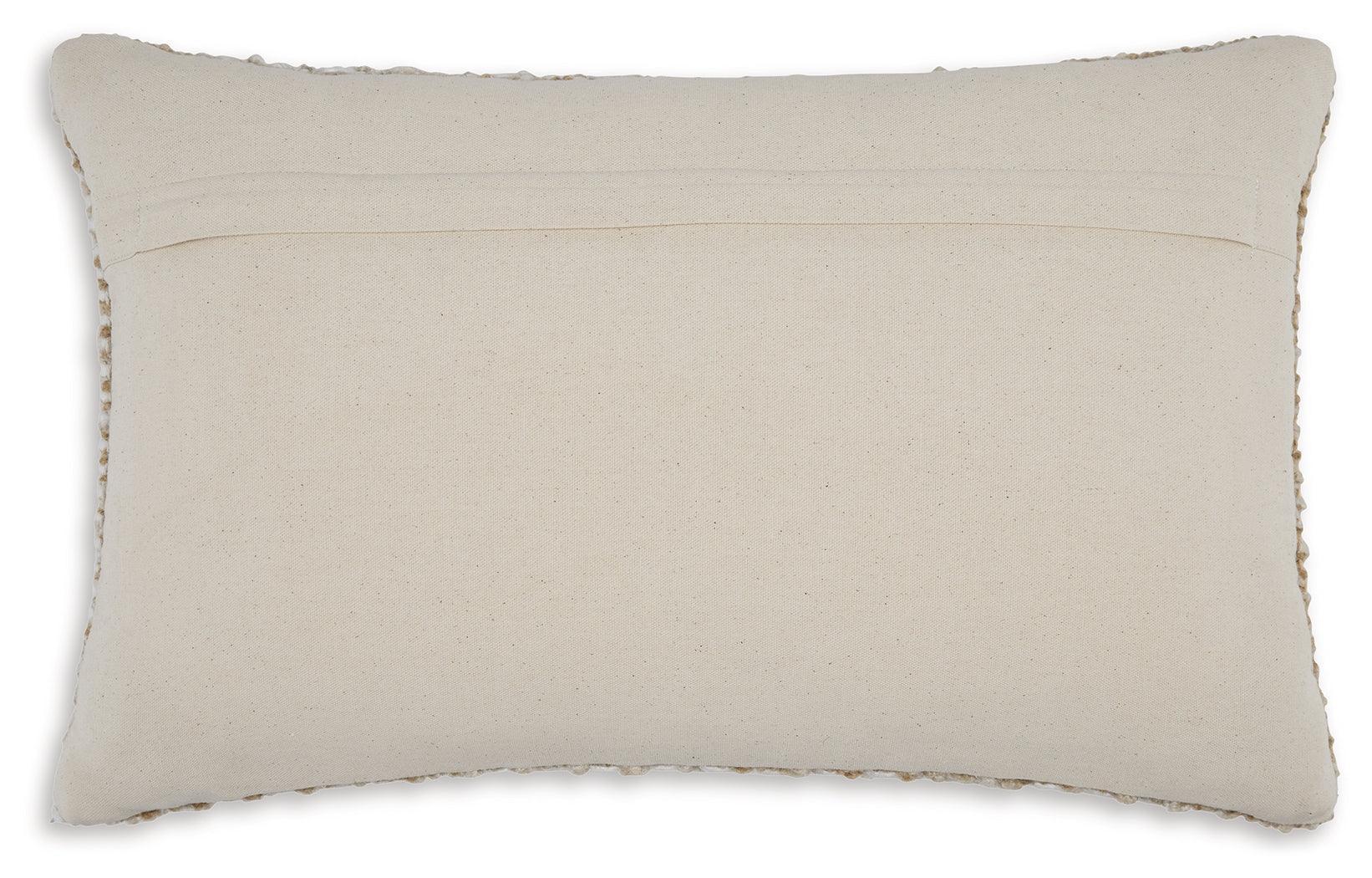Hathby Tan and White Handwoven Throw Pillow Set of 4