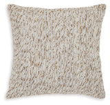 Abler Ivory/Gray/Gold Pillow (Set of 4)