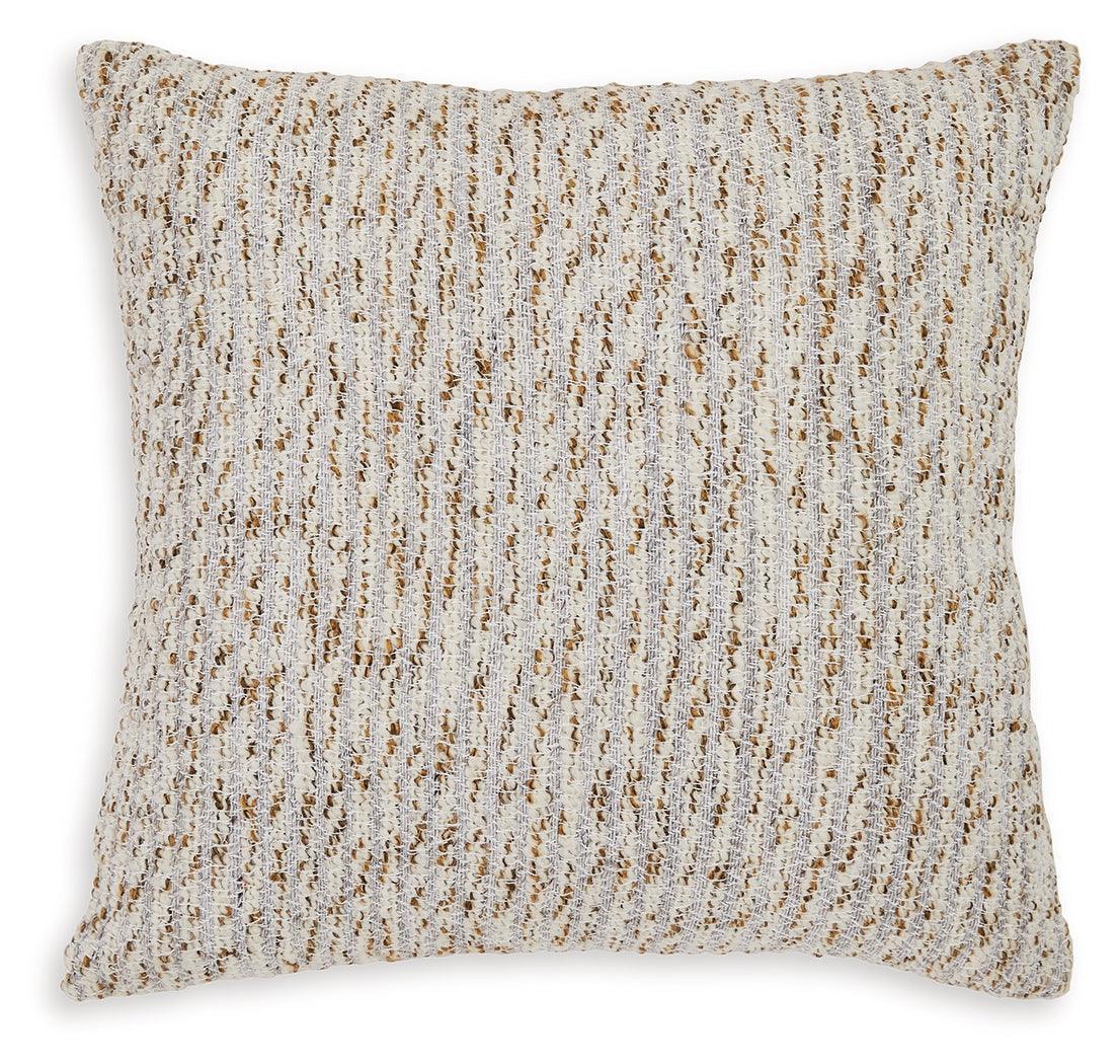 Abler Ivory/Gray/Gold Pillow (Set of 4)