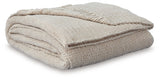 Anawood Oatmeal Chenille Throw (Set of 3)