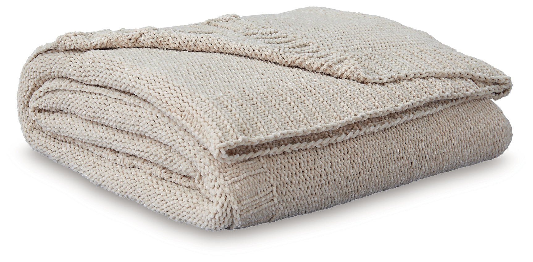 Anawood Oatmeal Chenille Throw (Set of 3)