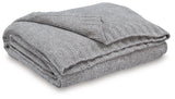 Anawood Gray Chenille Throw (Set of 3)
