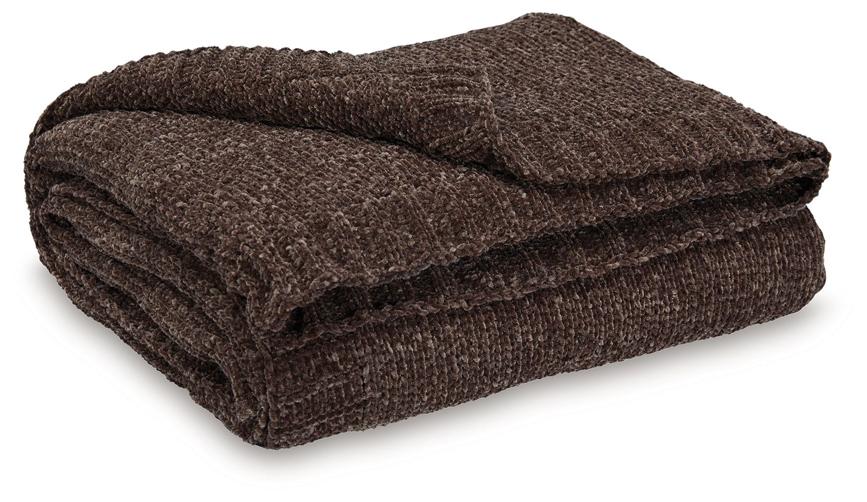 Anawood Brown Chenille Throw (Set of 3)