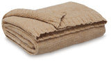 Anawood Gold Chenille Throw (Set of 3)