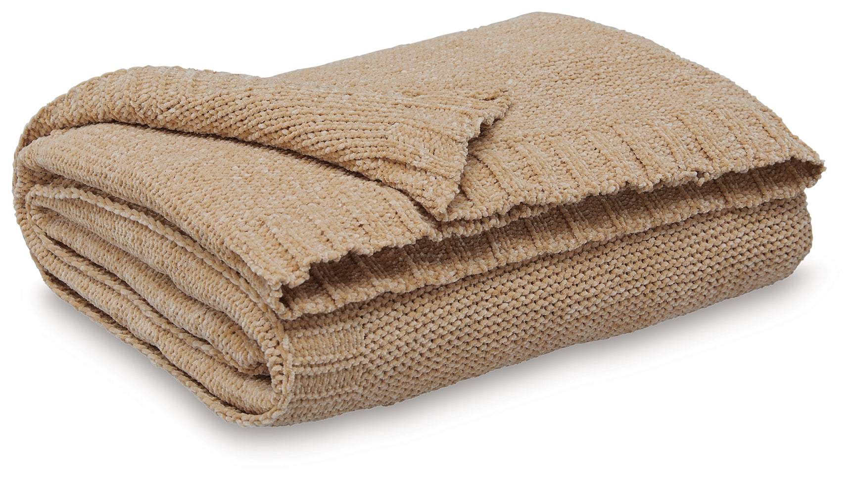 Anawood Gold Chenille Throw (Set of 3)