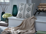 Paulmour Ivory/Green/Brown Pillow (Set of 4)