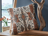 Kierenworth Sienna/Ivory/Black Pillow (Set of 4)