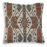 Kierenworth Sienna/Ivory/Black Pillow (Set of 4)