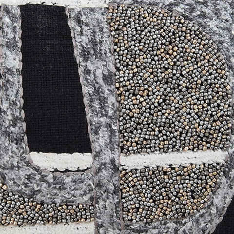 Gavrileigh Black/Gray/Ivory Pillow (Set of 4)