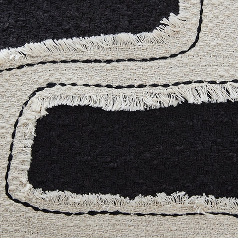 Veerbank Black/Beige Pillow (Set of 4)