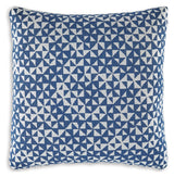 Jaycott Next-gen Nuvella Blue/white Pillow