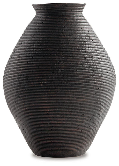 Hannela Antique Brown Vase A2000512 - Ella Furniture
