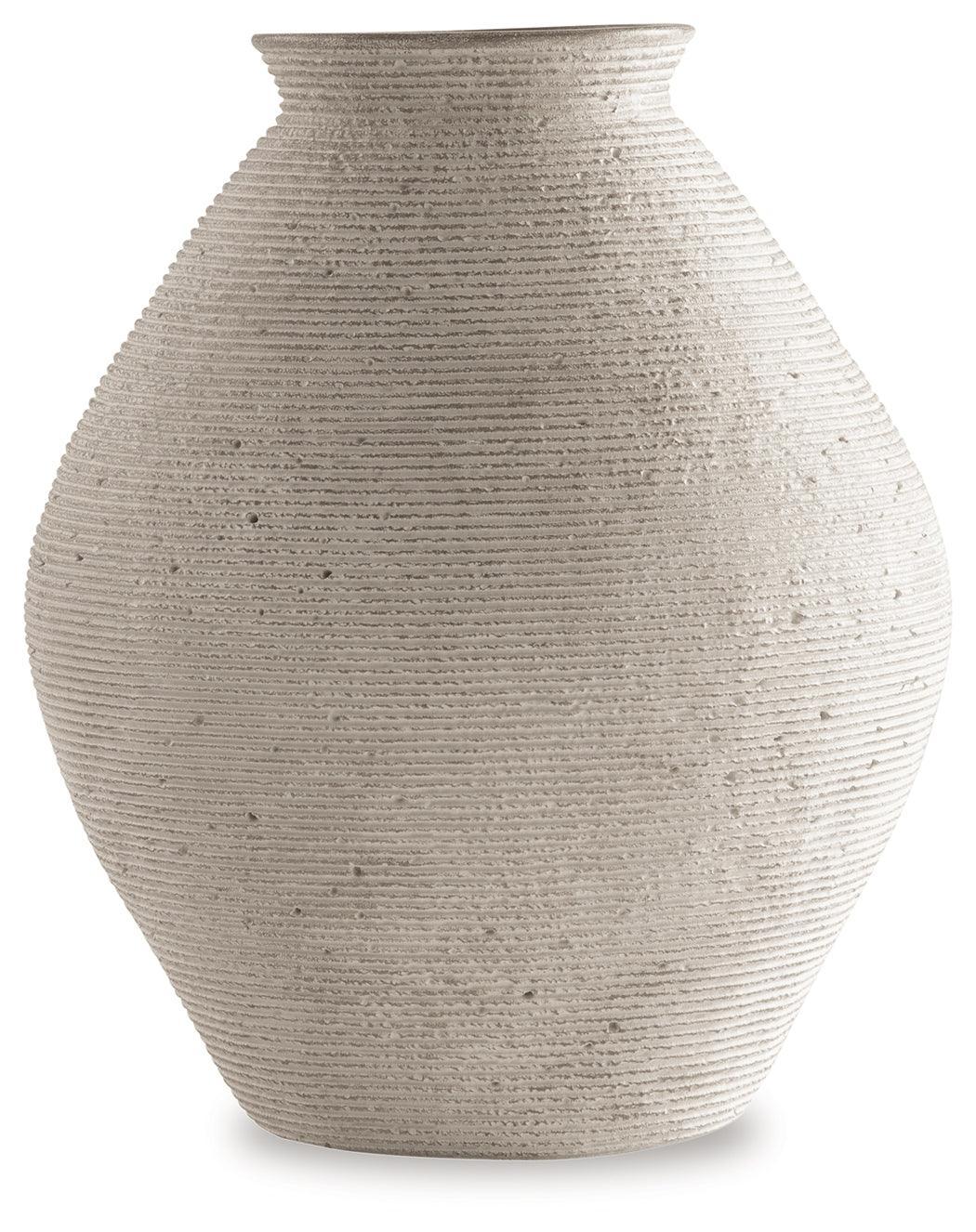 Hannela Antique Tan Vase - Ella Furniture