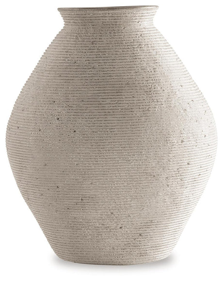 Hannela Antique Tan Vase - Ella Furniture