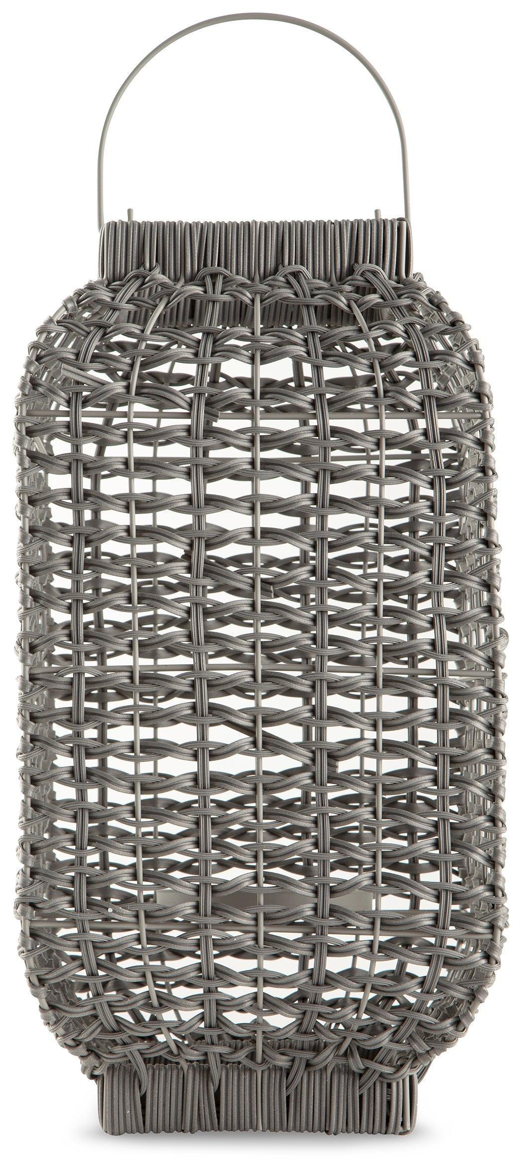 Evonne Antique Gray Lantern