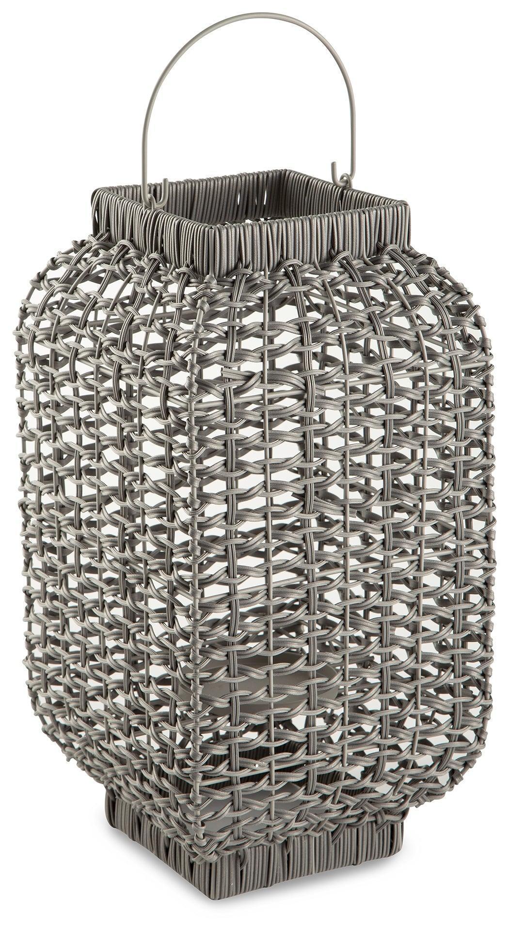 Evonne Antique Gray Lantern